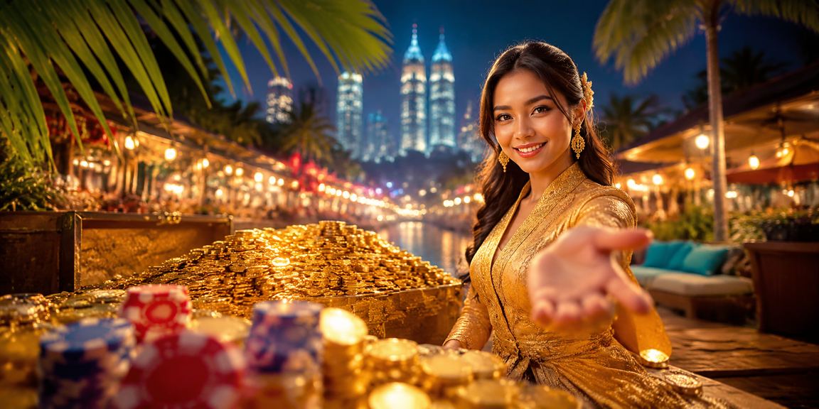 Suasana kasino hiburan Kuala Lumpur dengan tema kebaya mencerminkan pengalaman pcm99 di Malaysia