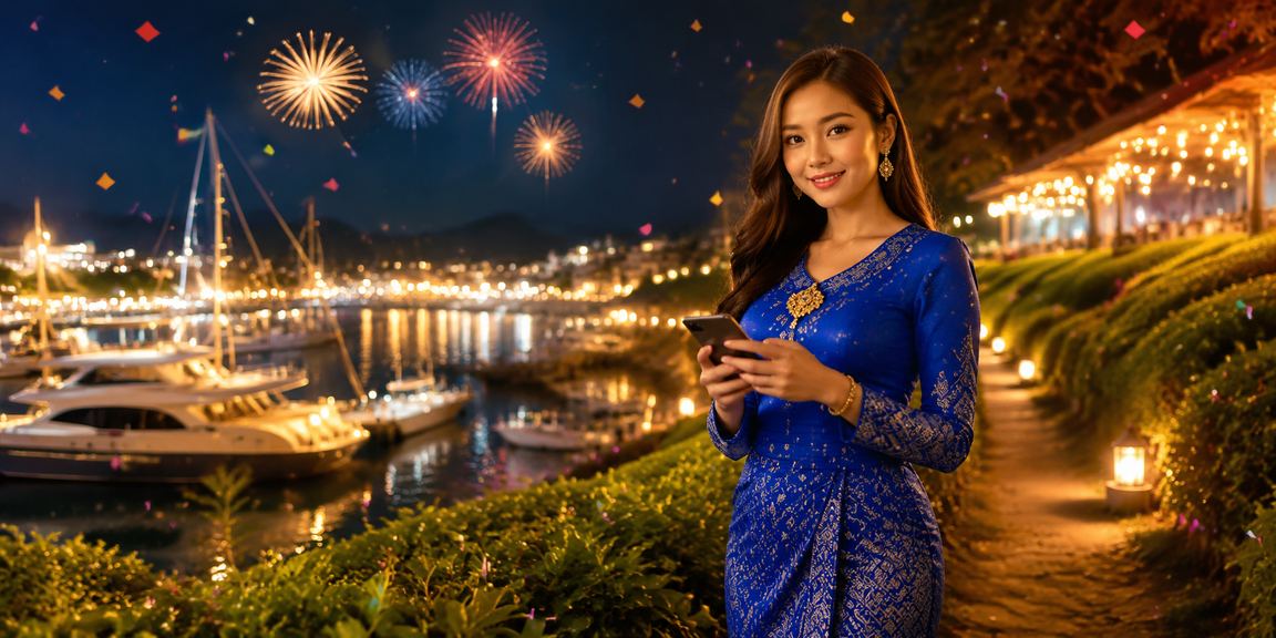 Pemain VIP dari Langkawi menikmati bonus platform pcm99 berbusana tradisional baju kurung