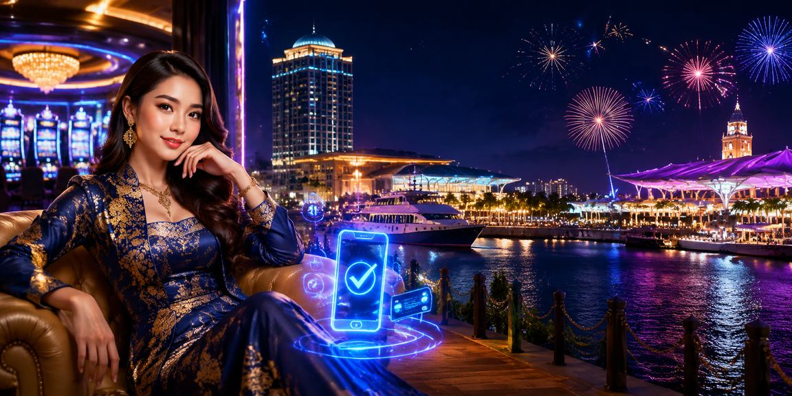 Pengguna Malaysia log masuk ke platform pertaruhan dalam talian pcm99 melalui telefon pintar